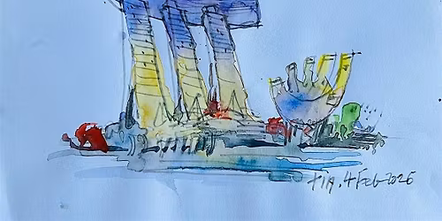 Pen Ink Drawing Course (Beg) by Tia - NEWTON
