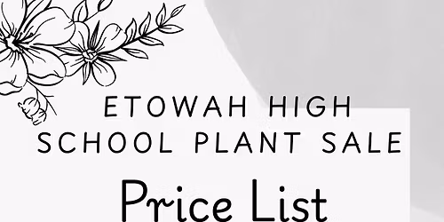 Etowah High School Plant Sale 
