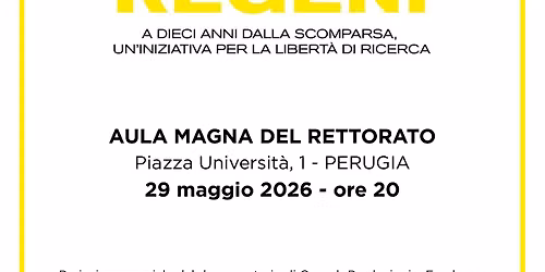 Le Universit\u00e0 per Giulio Regeni