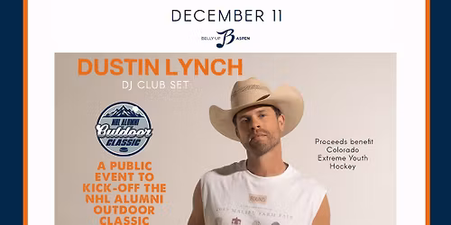 Youth Hockey Fundraiser featuring Dustin Lynch \u201cDJ Club Set\u201d