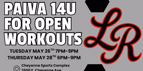Lil Rebels Paiva 14u Open Workouts