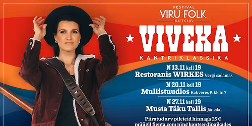 VIVEKA - kantriklassika\u23d0Musta t\u00e4ku tall