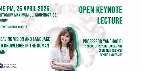 NEURONUS 2026 Open Keynote Lecture