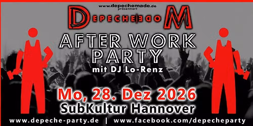 Afterworkparty Depeche Mode Hannover 28. Dez 2026 SubKultur DJ finaLo-Renz