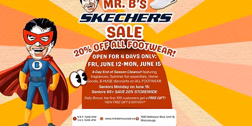 \ud83d\udea8 4-Day Skechers Sale - 20% OFF ALL FOOTWEAR!