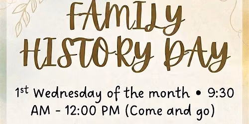 Family History Research Day