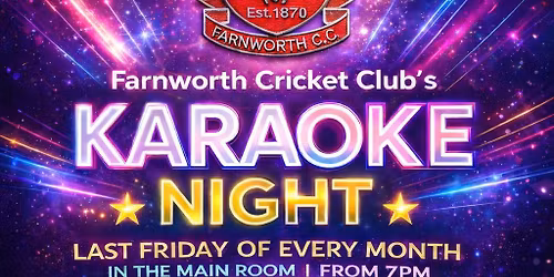 Karaoke Night (last Friday of every month)