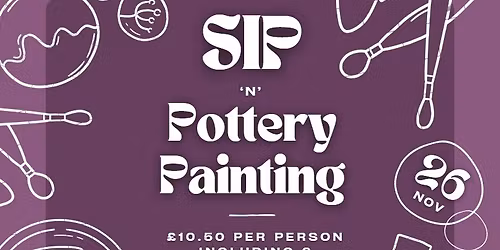 Sip \u2018n\u2019 Pottery Paint