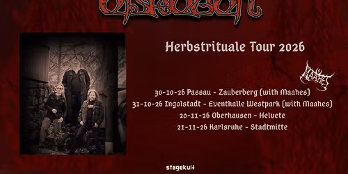 Eisregen - Herbstrituale Tour 2026 - OBERHAUSEN
