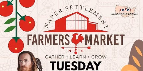 Jaik Willis \u2022 Naperville at Naper Settlement Farmers Market \u2022 TUESDAY 8\/4 4pm-7