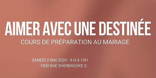 Cours de pr\u00e9paration au mariage