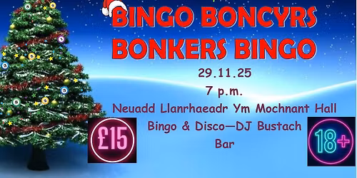 BONKERS BINGO - BINGO BONCYRS