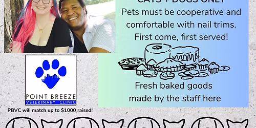 Fundraiser nail trim & bake sale