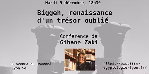 Conf\u00e9rence \u00e9gyptologique