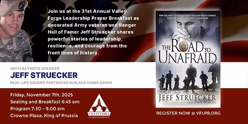 31st Annual Valley Forge Leadership Prayer Breakfast