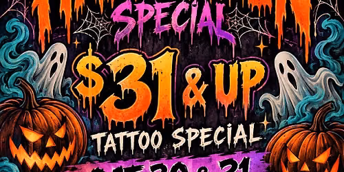 Halloween Tattoo Flash Special 