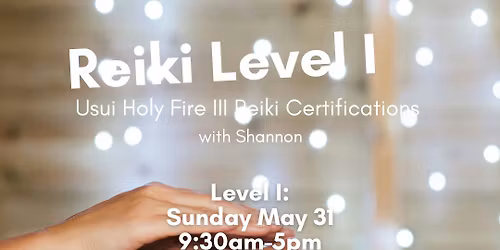 Reiki Level I Certification
