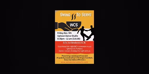 Swing to Serve - For Charity, Late-Night-Music WCS Dance