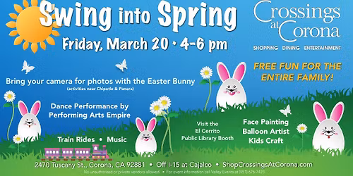 Swing Into Spring at Crossings at Corona