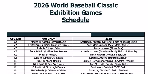 World Baseball Classic Exhibition: New York Mets vs. Israel