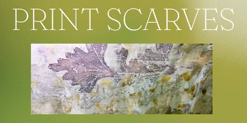 Botanical Print Scarves