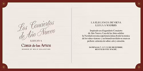 LOS CONCIERTOS DE A\u00d1O NUEVO en Casa de las Artes