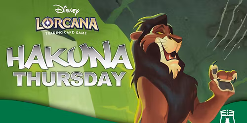 Lorcana TCG: Hakuna Thursdays - May -