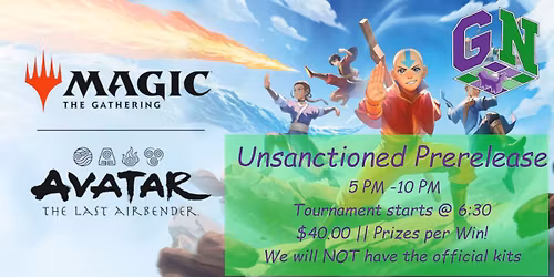 Game Nook's MtG Avatar Unofficial Prerelease