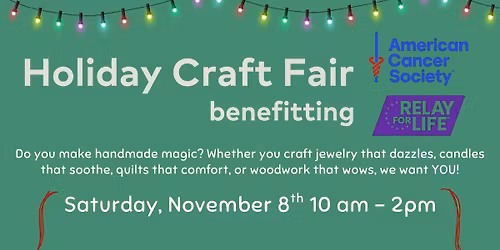 FMH Craft Fair Supporting Relay for Life!
