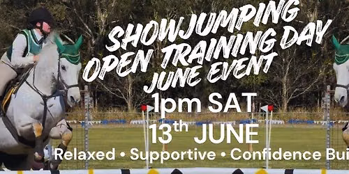 Wynnum Pony Club Open Showjumping Training Day