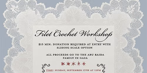 Filet Crochet Workshop