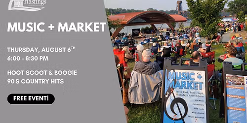 Music + Market: Hoot Scoot & Boogie - 90's Country Hits