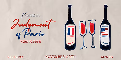 Judgment of Paris Wine Dinner