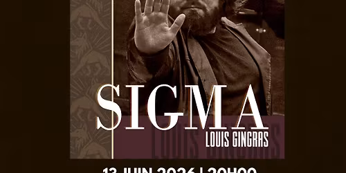 Louis Gingras - Lancement de l\u2019album SIGMA \u00e0 L\u2019H\u00e9misph\u00e8re Gauche