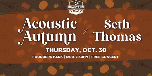 Acoustic Autumn: Seth Thomas