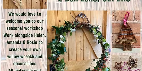 Seasonal Workshop 12th Dec