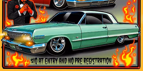 Saints & Sinners CC\/Godfathers Pizza Car Show