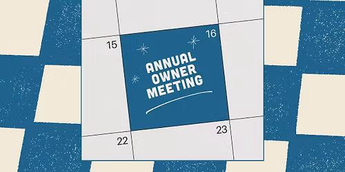 Annual Owner Meeting 