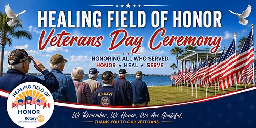 Healing Field of Honor - Veterans Day Ceremony