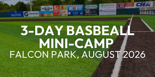 3-Day Baseball Mini-Camp | Ages 10-12 | Falcon Park
