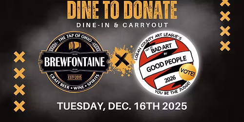 DINE TO DONATE: Logan County Art League