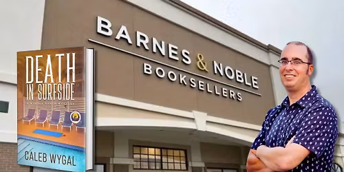 Myrtle Beach Mystery Author Caleb Wygal Book Signing at Fayetteville Barnes & Noble