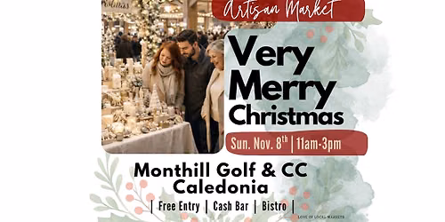 Very Merry Christmas Market @ Monthill Golf & CC