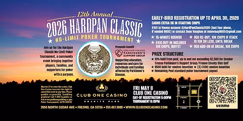 Hardpan Classic NLH Poker Tournament