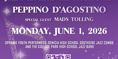 Jazz O'Clock at the Benicia Clock Tower - Peppino D'Agostino with Mads Tolling