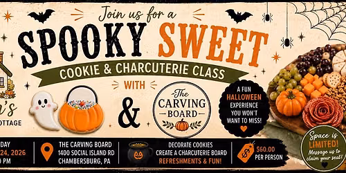 Spooky Sweet Cookie & Charcuterie Class