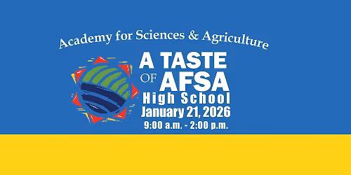 Academy for Sciences & Agriculture - A Taste of AFSA