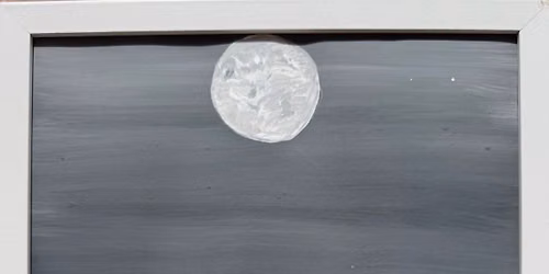 Full Moon Reflections: Acrylic Paint 101