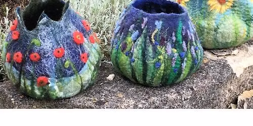 Wet Felting Bowl Workshop