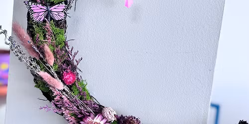 Grapevine Crescent Moon Wreath  - Spring Edition